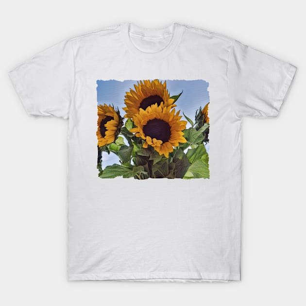 Sunflowers T-Shirt by PhotoArts